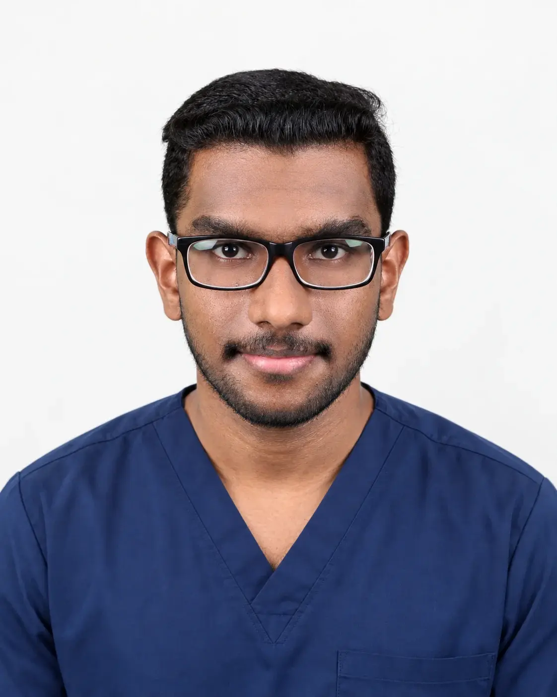 Ganesh, BalancePoint physiotherapist, in navy scrubs